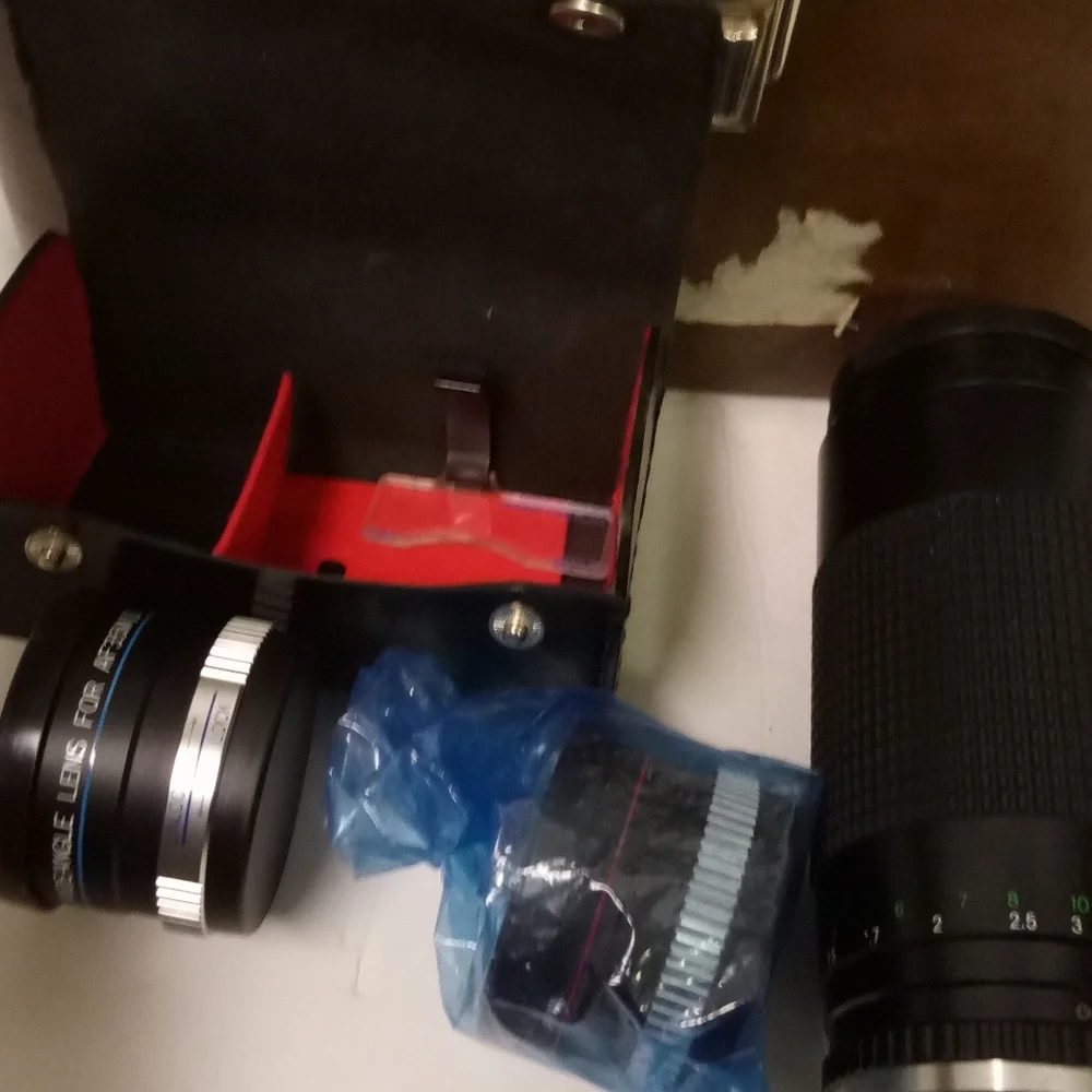 Vintage Olympus Camera & Complete Accessories Estate Sale